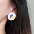 Paneled Clip-on Earring