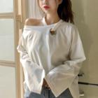 Grommet Pullover White - One Size