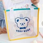 Bear Print Pvc Tote Bag As Shown In Figure - One Size
