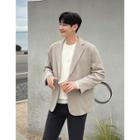 Notch-lapel Single-breasted Blazer