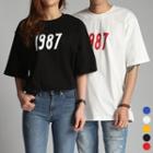 Couple 1987 Printed T-shirt