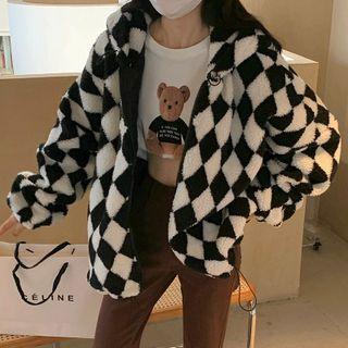 Argyle Fleece Jacket (various Designs)