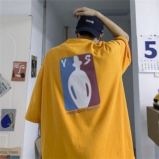 Short-sleeve Cartoon Pint T-shirt