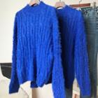 Fringe Sweater Blue - One Size