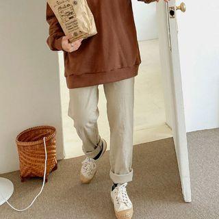 Relaxed-fit Cotton Blend Pants