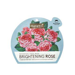 Healing Bird - Botanical Face Mask Brightening Rose 10pcs 25ml X 10pcs