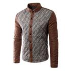 Panel Faux Leather Jacket