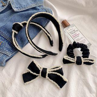 Two-tone Bow Headband / Scrunchie / Hair Clip