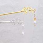 Branches Faux Pearl Alloy Hair Stick