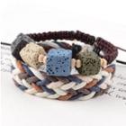 Woven Stone Bracelet