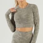 Long-sleeve Knit Sports Top