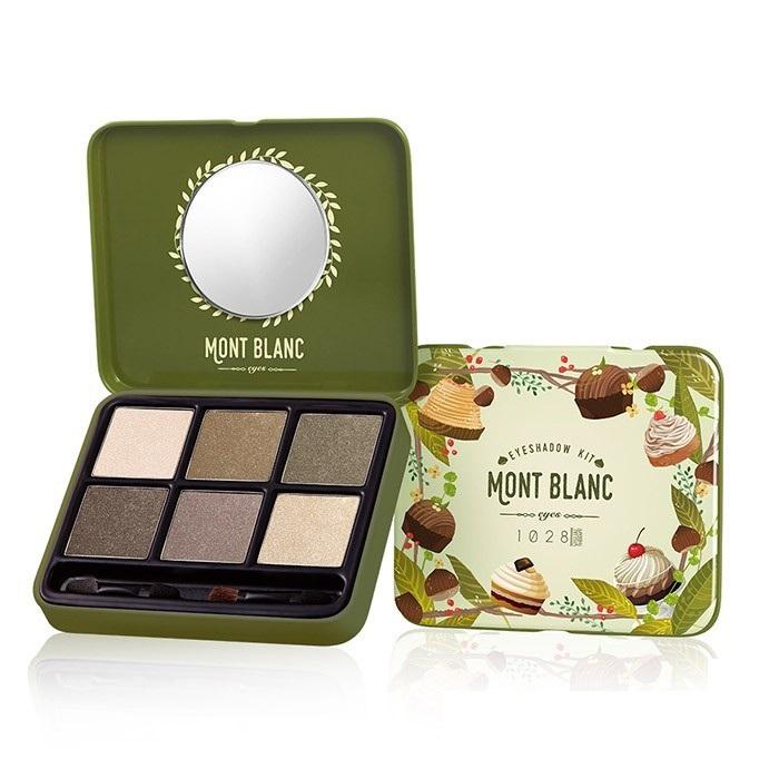 1028 - Mont Blanc 6-color Eyeshadow Kit 1 Pc