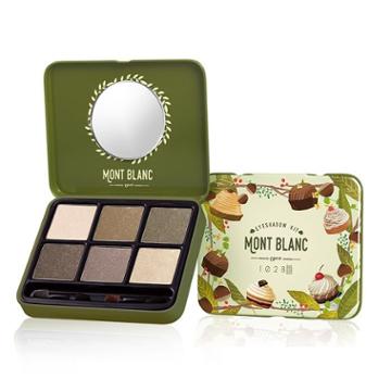 1028 - Mont Blanc 6-color Eyeshadow Kit 1 Pc