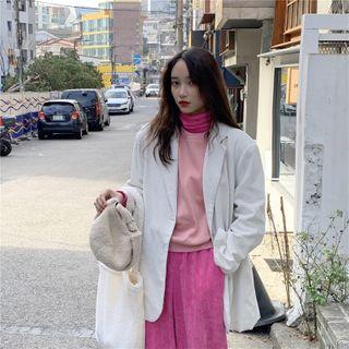 Straight-fit Pants / Single Breasted Blazer