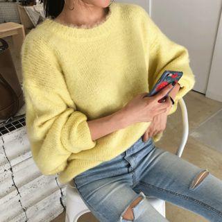 Loose-fit Wool Blend Sweater