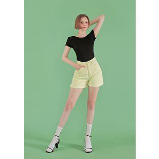 Pastel Color Cotton Shorts