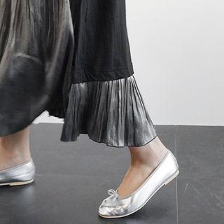 Lam -panel 3/4-sleeve Long Dress