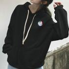 Animal Embroided Hoodie
