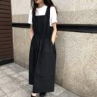 Maxi Pinafore Dress