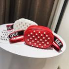 Faux Pearl Quilted Belt Bag
