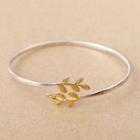 925 Sterling Silver Branches Open Bangle