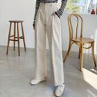 Pleated-front Wide Leg Pants