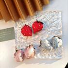 Strawberry Fabric Earring