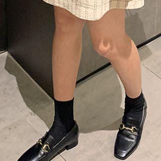 Horsebit Cowhide Loafers