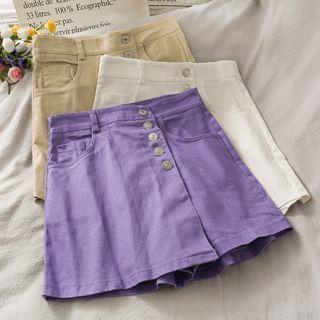 High-waist A-line Skort In 5 Colors