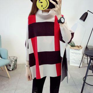 Striped Cape Jacket