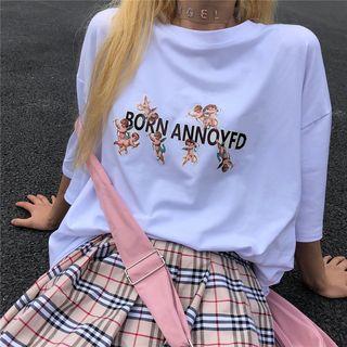 Angel Elbow-sleeve T-shirt