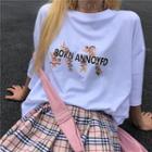 Angel Elbow-sleeve T-shirt