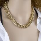 Chunky Alloy Necklace Gold - One Size
