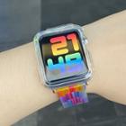 Rainbow Transparent Apple Watch Strap