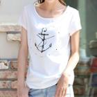 Anchor Print Short Sleeve T-shirt
