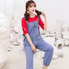 Gathered Cuff Dungaree