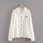Lion Embroidered Shirt