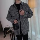 Patterned Tasseled Jacket