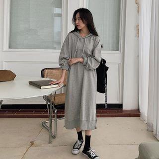 Raglan Long Hoodie Dress
