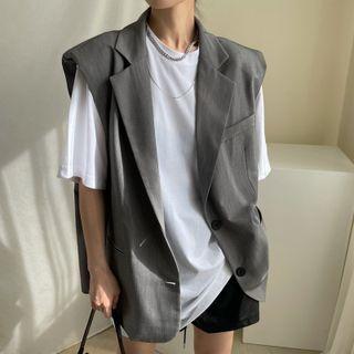 Plain Vest / Short-sleeve Plain T-shirt
