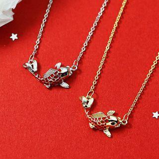 Carp Fish Pendant Alloy Necklace