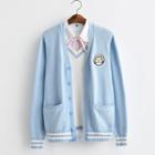 Penguin Embroidered Cardigan