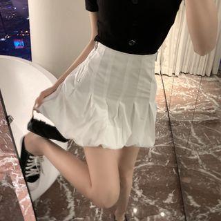 High-waist Bubble Skort