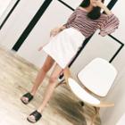 Long Strap Mini Skirt