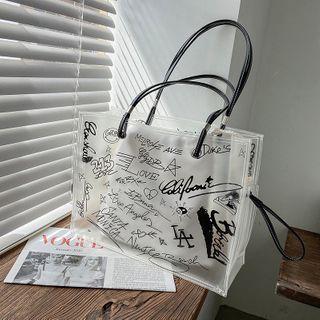Writing Graffiti Handbag Bag