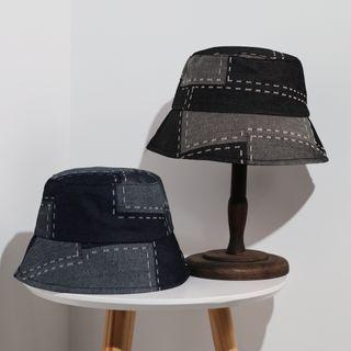 Panel Topstitch Bucket Hat