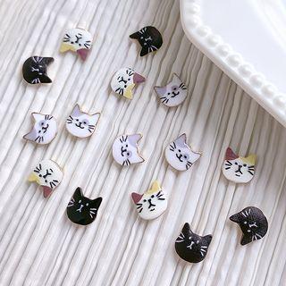 Set Of 2: Cat Nail Art Decoration