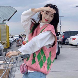 Argyle Sweater Vest / Sweatshirt