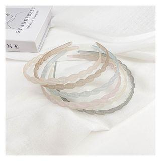 Linen Flower Frosted Hair Band