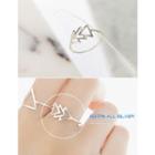 Triangle Silver Rings